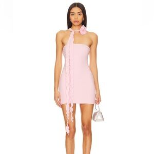 MORE TO COME Noah mini dress in pink NWT sz small